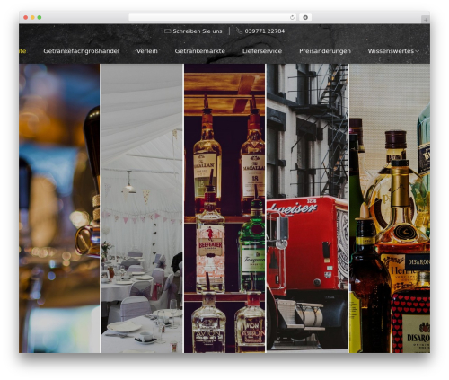 Webtonia Theme WordPress theme - getraenkebrueckner.de