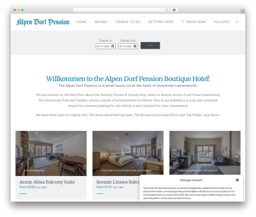 Ampster WordPress theme - thealpendorfpension.com