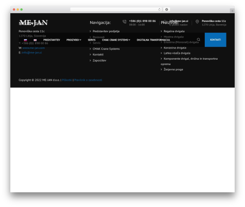 Iks menu pro WordPress plugin - me-jan.com