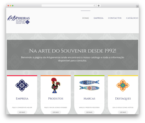 cherry WP theme - artypereiras.com