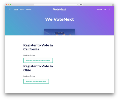 componentz WP theme - votenext.org