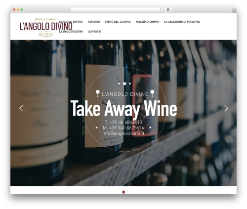 Divi theme WordPress - angolodivino.it