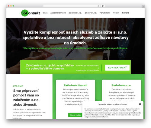 Divi WordPress theme - ssconsult.sk