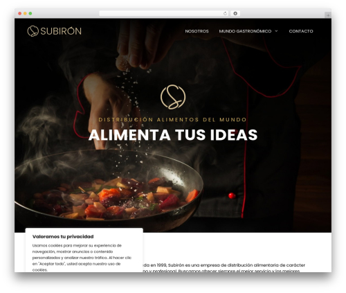 GeneratePress best WordPress theme - cateringsubiron.com