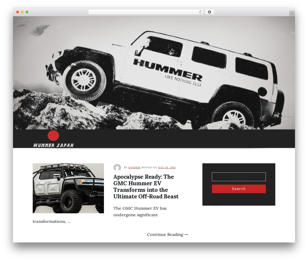 GenerPress WordPress website theme - hummer-japan.com GenerPress WordPress website theme - hummer-japan.com