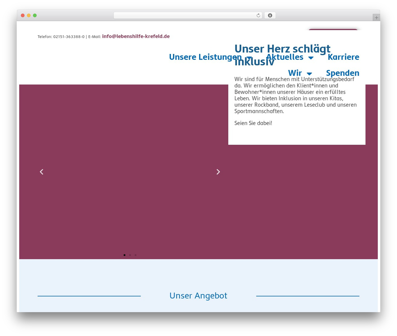 Hello Elementor theme WordPress - lebenshilfe-krefeld.de