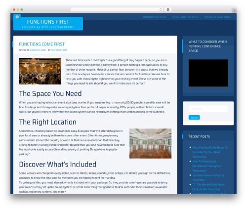 ioBlue WordPress theme - first4functionsuk.com ioBlue WordPress theme - first4functionsuk.com