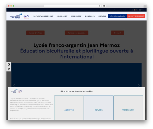 Poseidon WordPress theme - lyceemermoz.edu.ar
