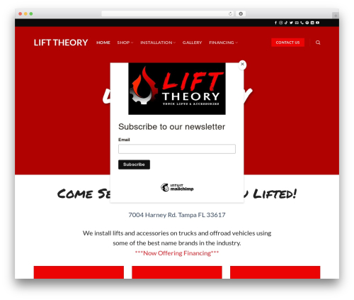 TBA theme WordPress - lifttheory.net
