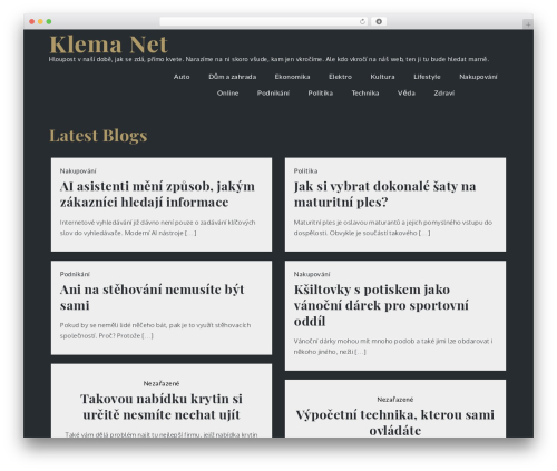 Theme WordPress Drape - klemanet.cz