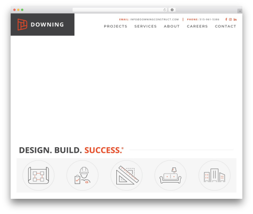 WordPress theme Downing - www.downingconstruct.com