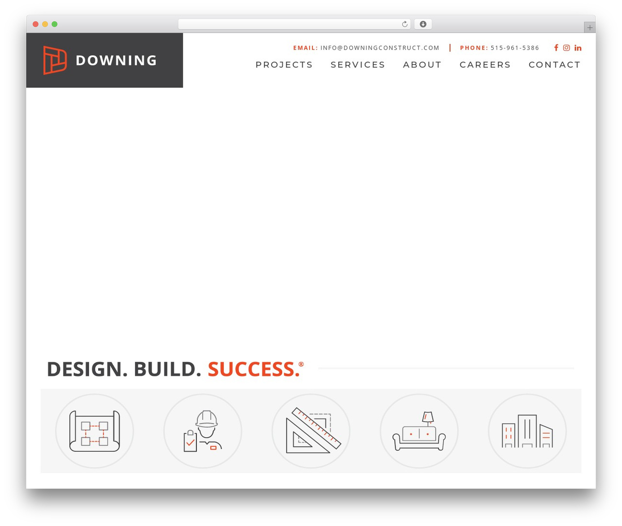 WordPress theme Downing - www.downingconstruct.com