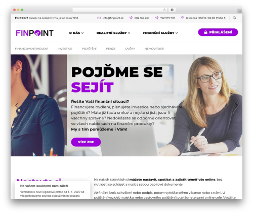 Forms WordPress plugin - finpoint.cz