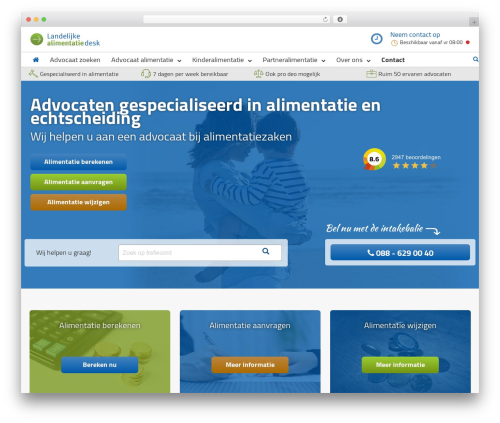 WordPress website theme Omnitheme - alimentatiedesk.nl