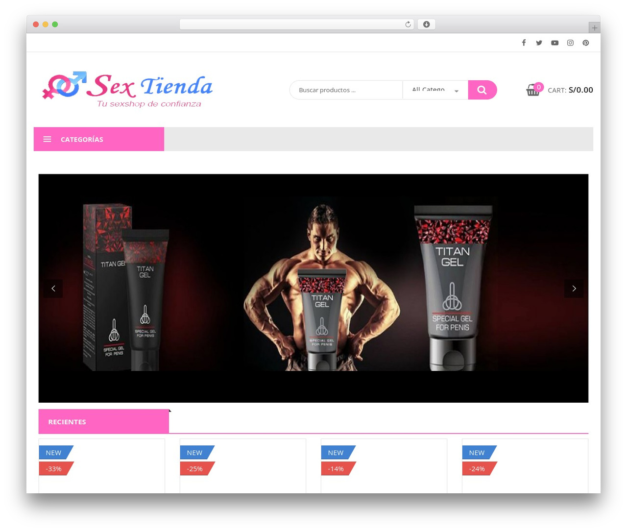 WordPress website theme TechOne - sextiendaperu.com