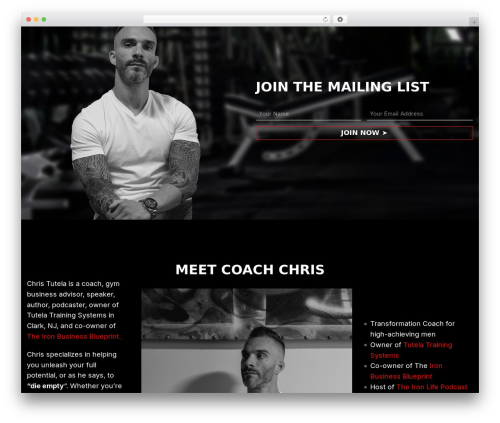 Formula Framework theme WordPress - christutela.com