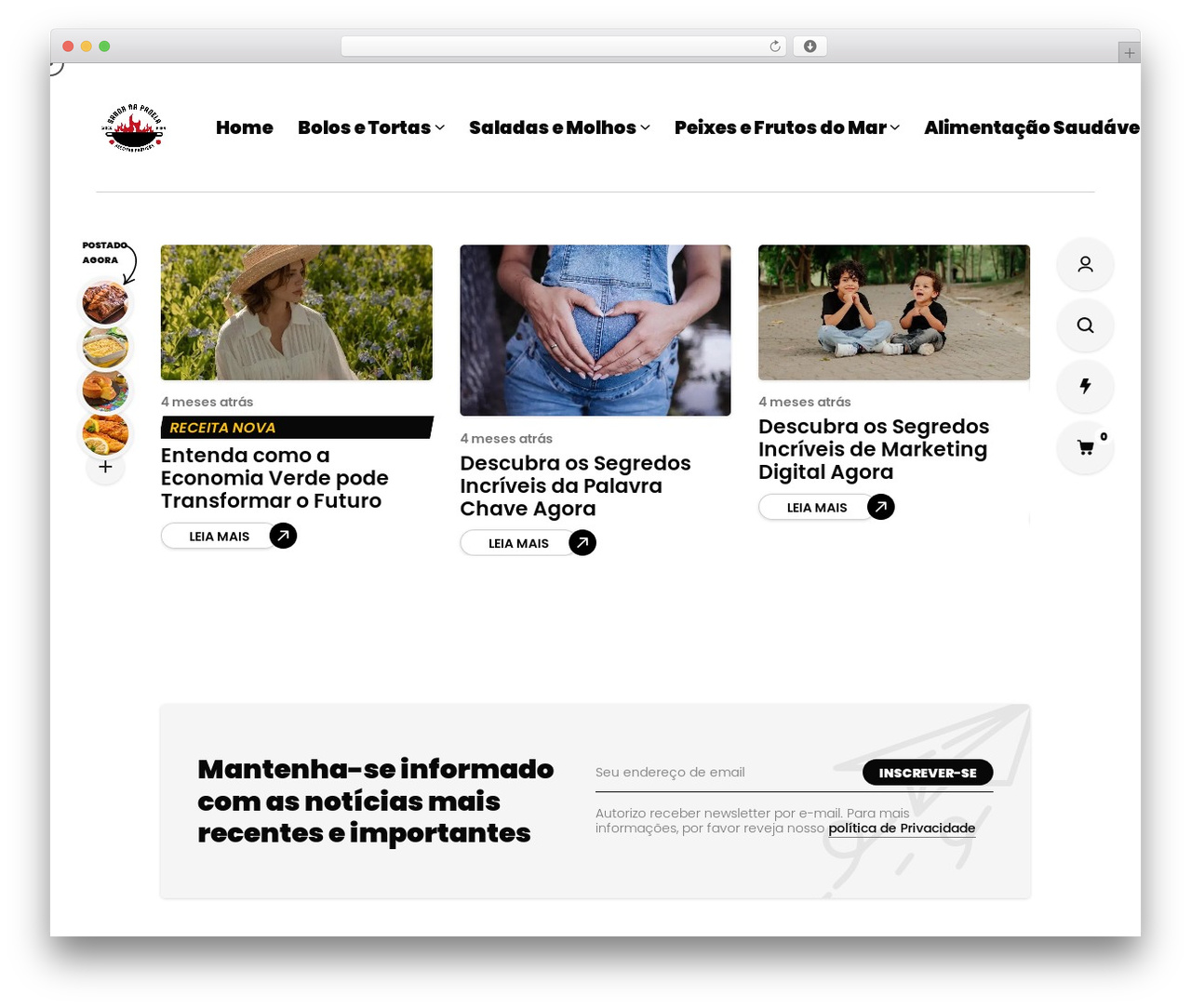 Mow theme WordPress - sabornapanela.com