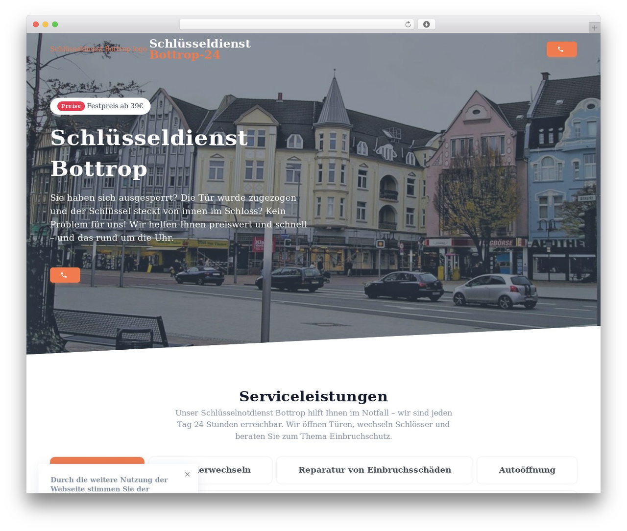 WordPress theme multisite - schluesseldienst-bottrop24.de