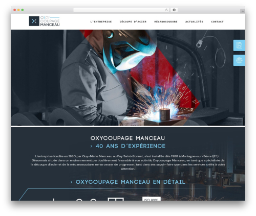 WordPress theme manceauoxy - manceauoxy.fr