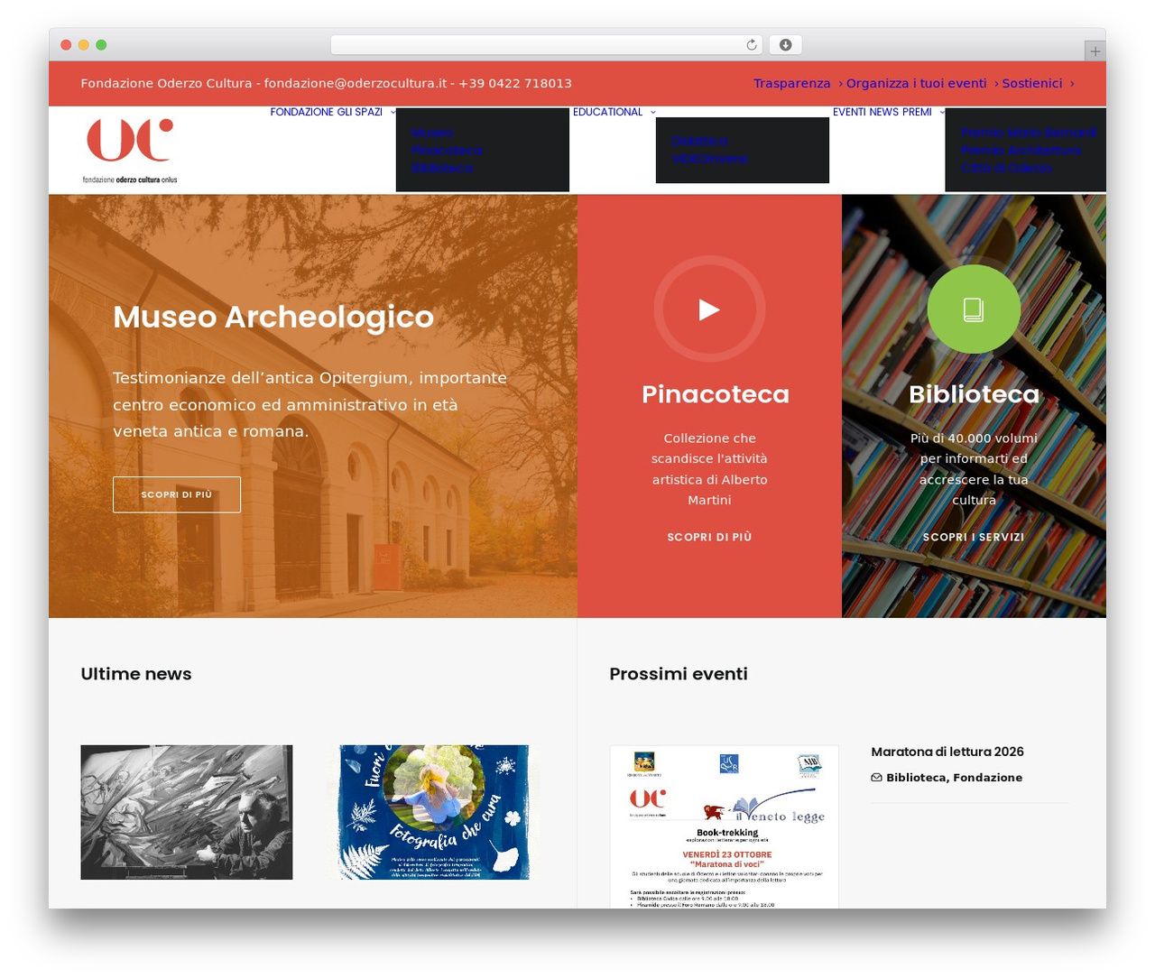 WordPress theme Uncode - oderzocultura.it WordPress theme Uncode - oderzocultura.it