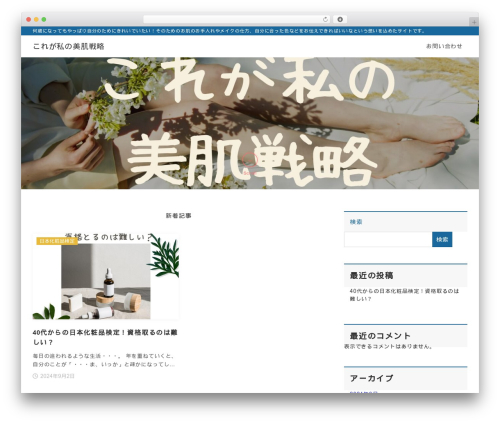 XWRITE WP theme - tensinohasigo-blue.com