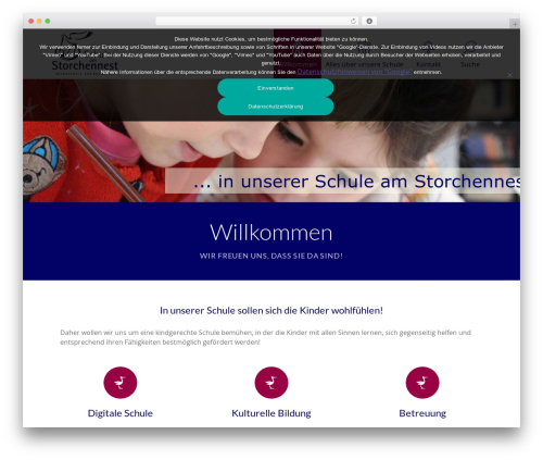 Fable theme WordPress - schule-am-storchennest.de
