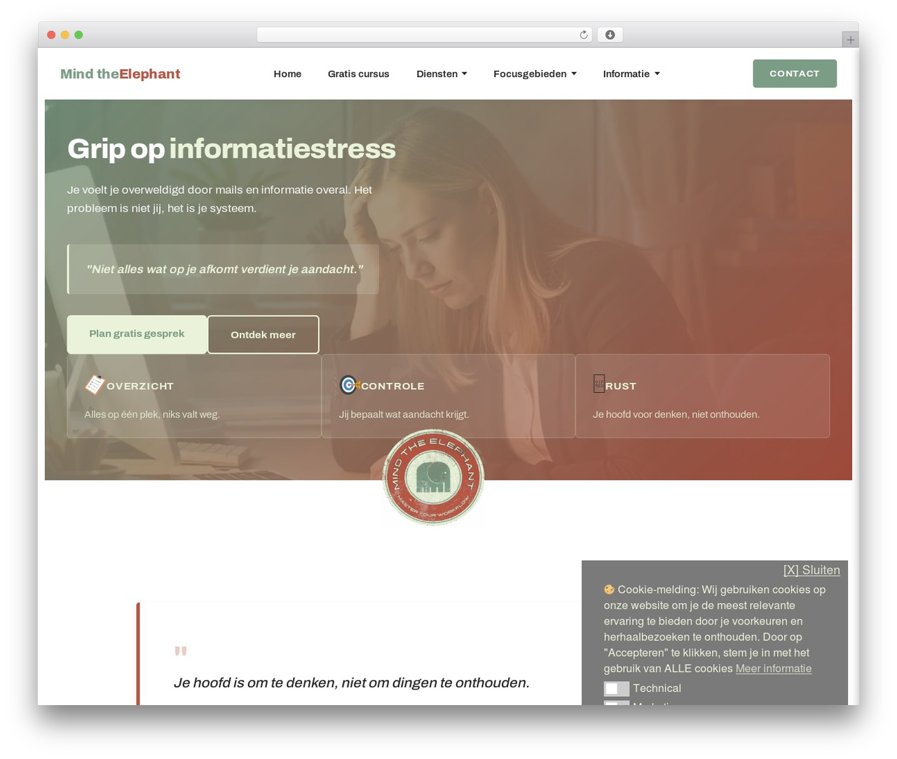 GeneratePress premium WordPress theme - mindtheelephant.nl