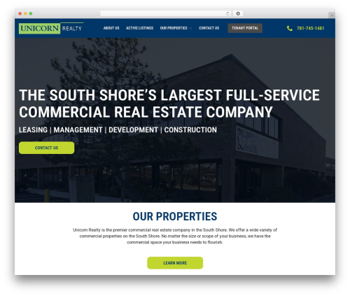 Reach Local WordPress theme for business - unicornrealty.com