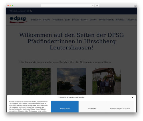 Theme WordPress DPSG BASE THEME - dpsg-leutershausen.de