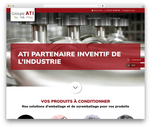 Theme WordPress PicoStrap5 Child Base - groupe-ati.fr
