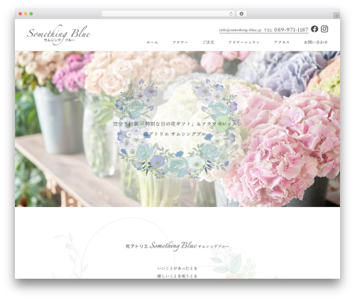 Themify Basic WordPress theme - something-blue.jp