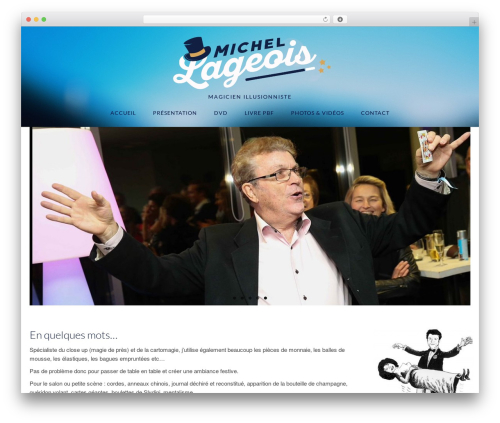 Virtue WordPress theme - michelageois.fr