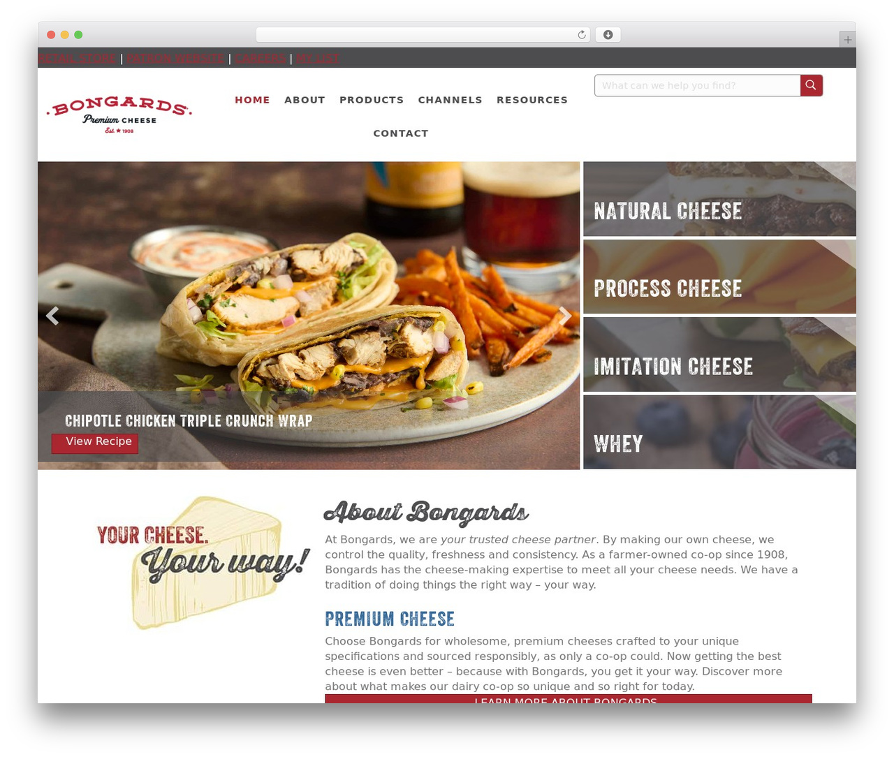 WordPress theme Beaver Builder Theme - bongards.com