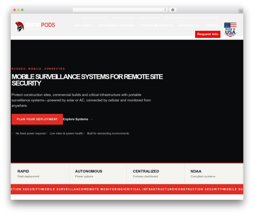 WordPress theme Beaver Builder Theme - sentrypods.com
