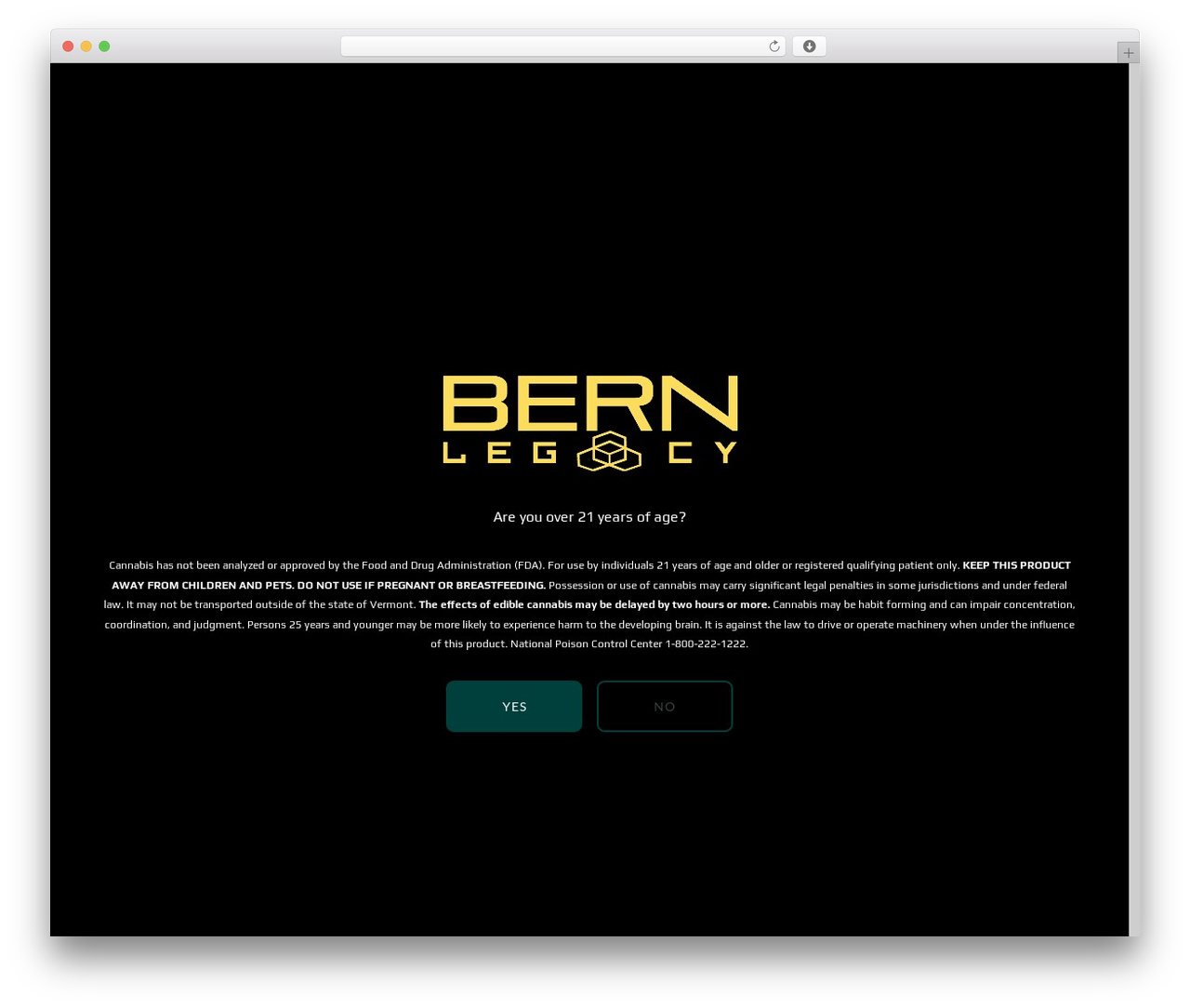 CannaBuilder WordPress theme image - berngallerydispensary.com