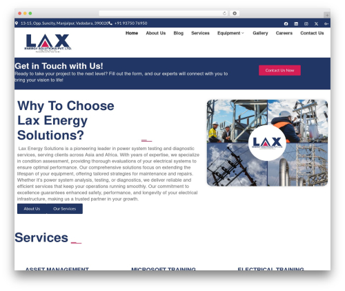 Ova project WordPress plugin - laxenergysolutions.com