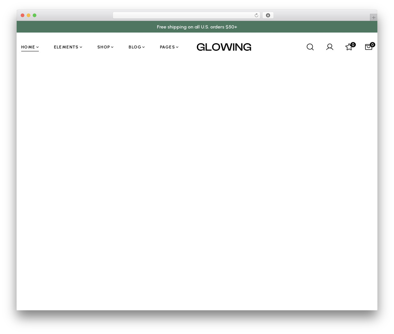 Glowing theme WordPress - glowing.g5plus.net/elementor