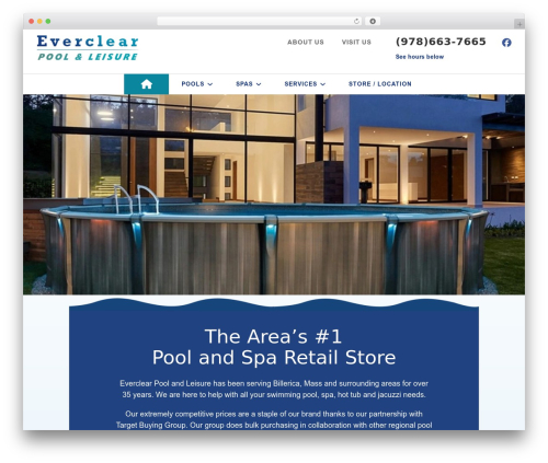 Stellar Theme WordPress theme - everclearpoolandleisure.com