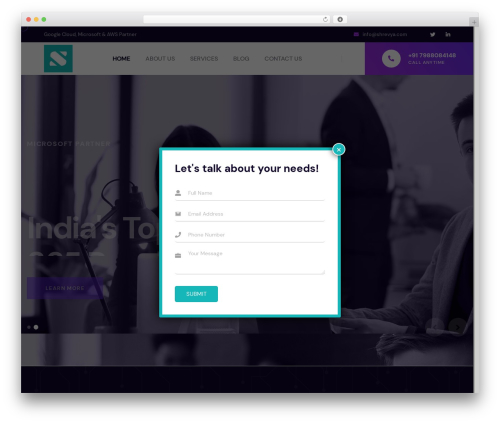Techlon WordPress theme - shrevya.com
