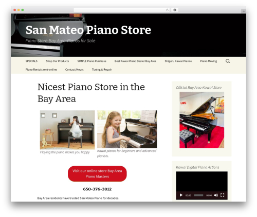 Google map lightbox popup WordPress plugin - sanmateopiano.com