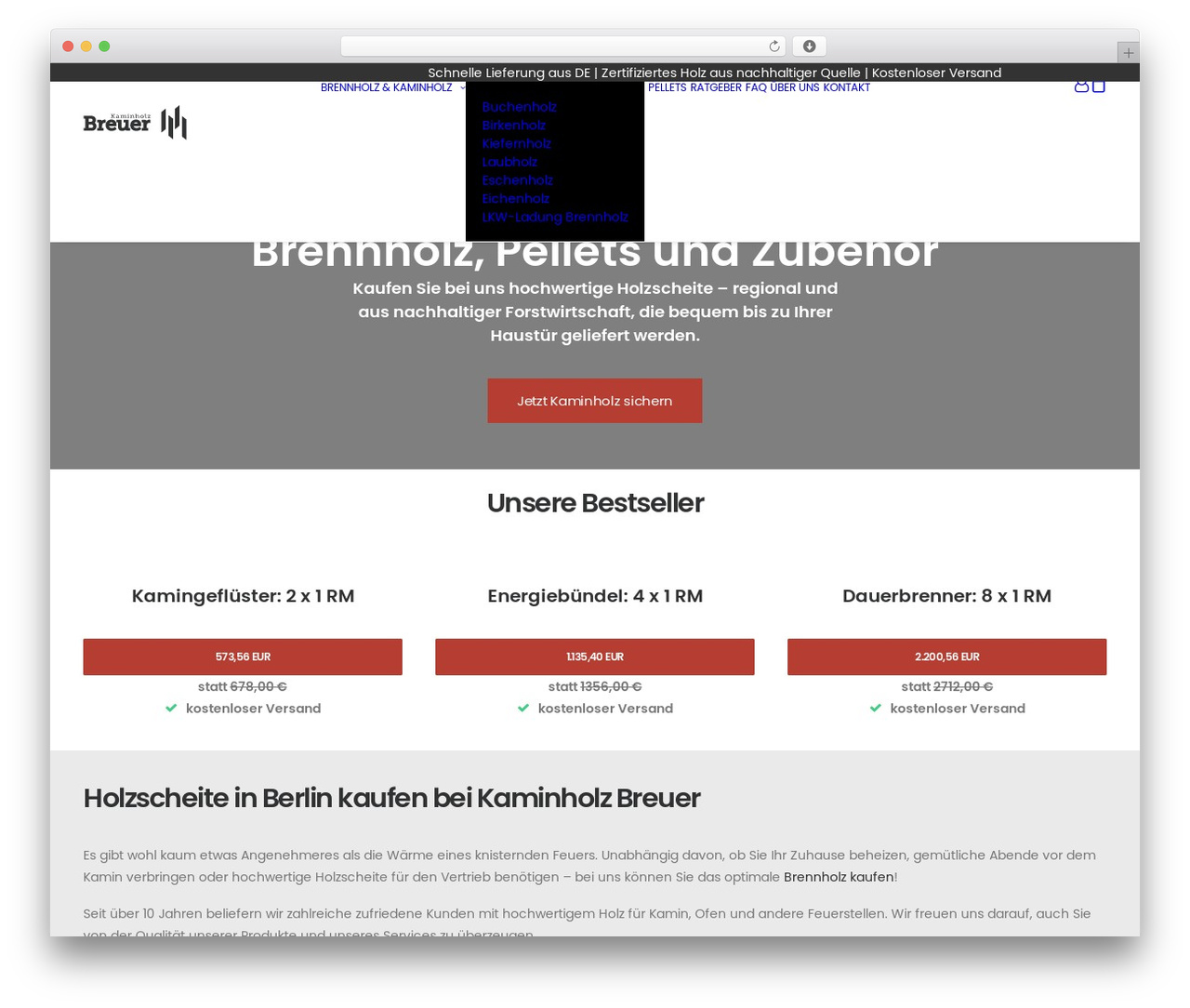 Uncode WordPress ecommerce theme - kaminholz-breuer.de Uncode WordPress ecommerce theme - kaminholz-breuer.de