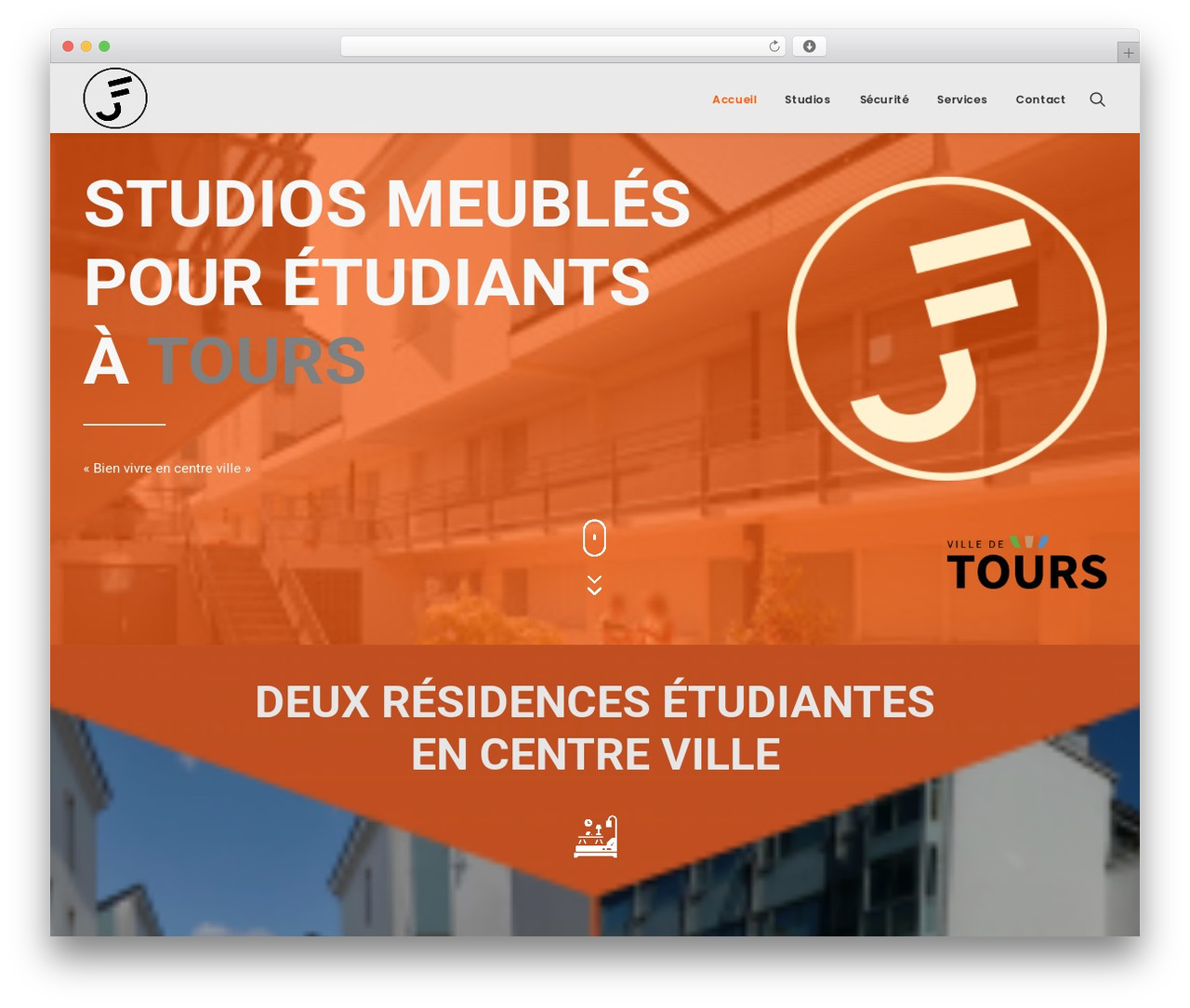 Uncode WordPress theme - residence-jehan-fouquet.com