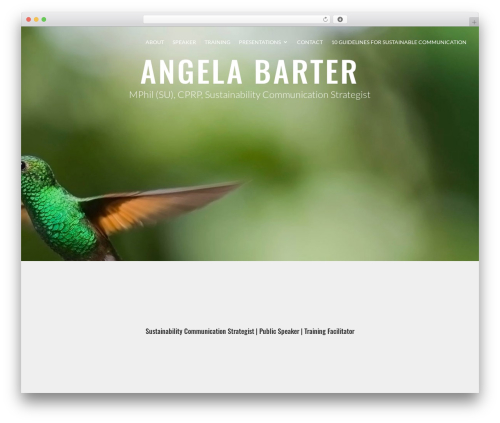 WordPress theme Divi - angelabarter.com