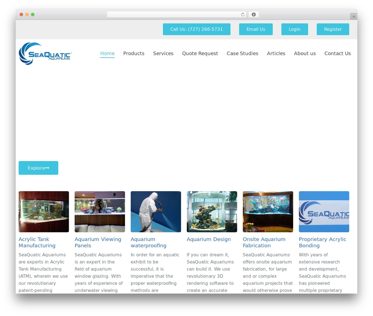 WordPress theme Hello Elementor - seaquaticaquariums.com