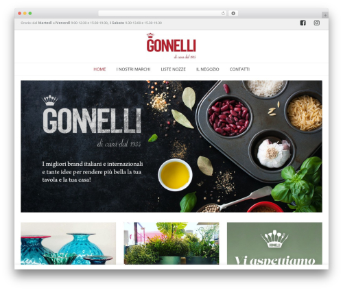 WordPress theme Lambda - gonnelli.biz
