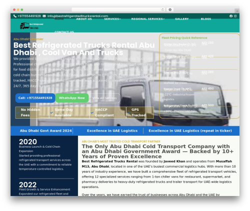 Avas core WordPress plugin - bestrefrigeratedtrucksrental.com