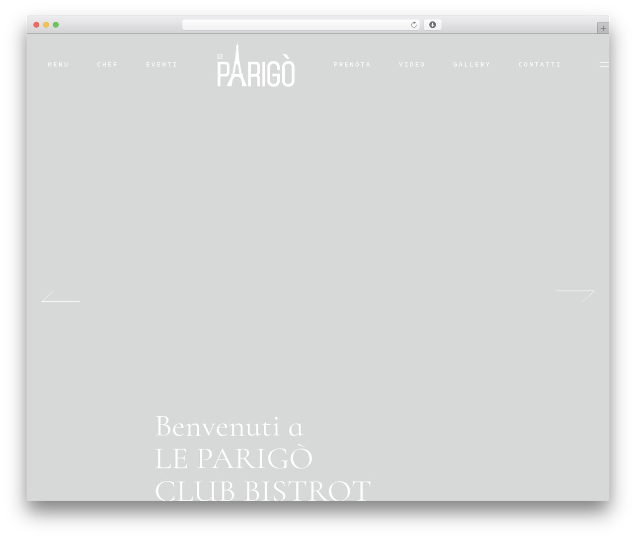 Beurre WordPress theme - leparigo.it