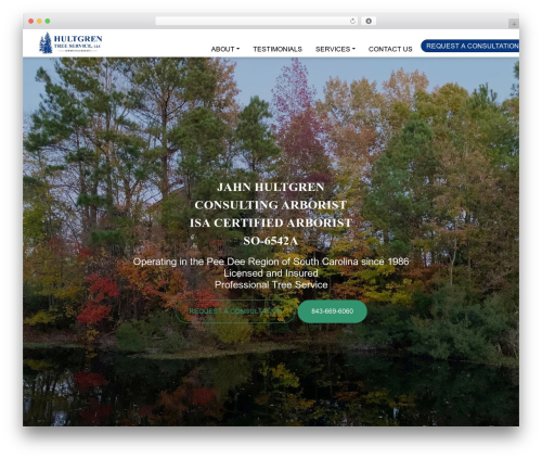 Easy Flow WordPress theme - hultgrentreeservice.com