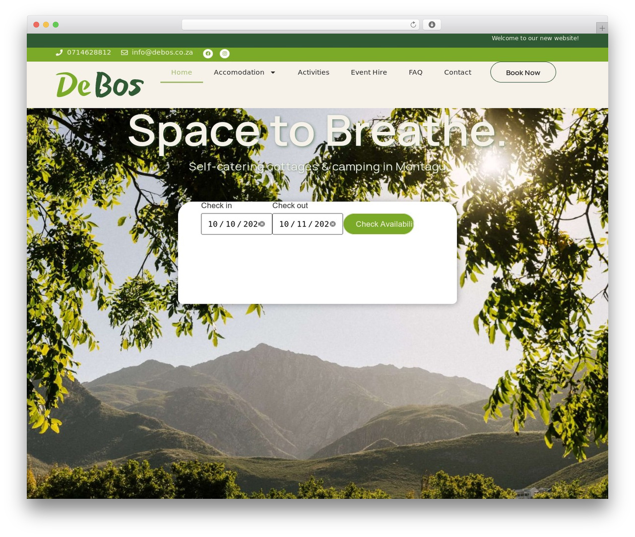 Hello Elementor WP theme - debos.co.za