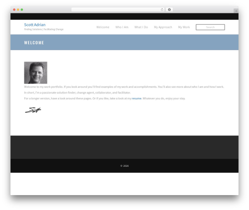 Keep Calm and E-Comm WordPress theme - scottadrian.com